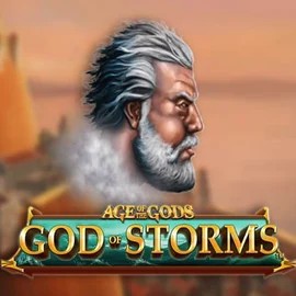 Age Of The Gods: God of Storms logo – Slots by Playtech at Casoola Casino