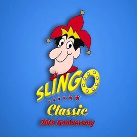 Slingo Classic 20th Anniversary slot logo by Slingo at Casoola Casino